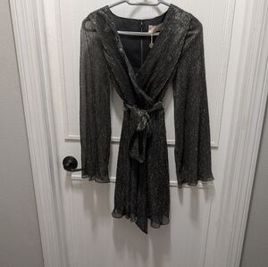 KEEPSAKE the Label..... "Now And Then"  Black Lurex Metallic Mini Dress. NWT!!!!